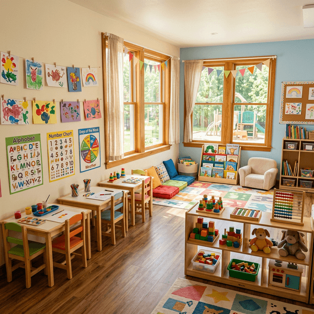 Toddler Program at Creative Beginnings Daycare.